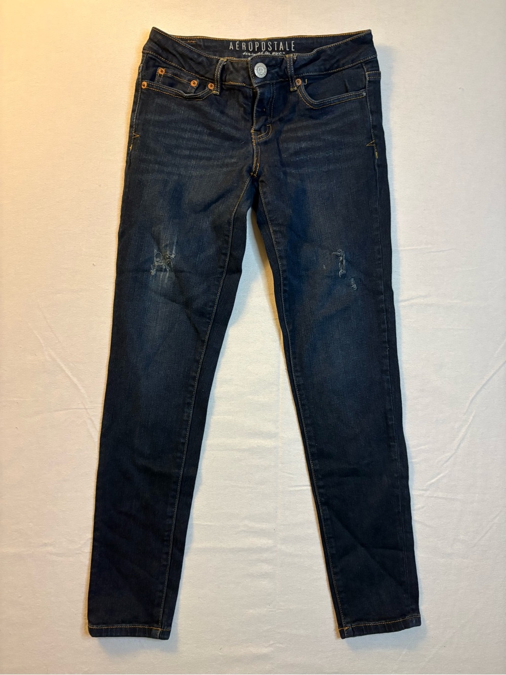 Aeropostale Dark Indigo Skinny Jeans